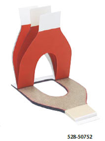 Miltex Thin Red/Blue Horseshoe shaped Articulating Paper | SurgiMac Dental Supply