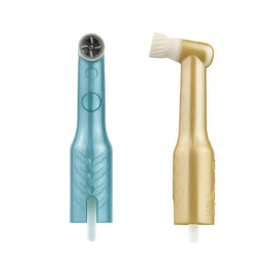 Mini 90 degree disposable Prophy angle, soft cup gray, sterile, 144/500 Box S163-90-144