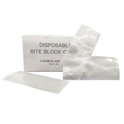 J. Morita Bite Block Covers 300/Pk. Clear Plastic, Disposable. To reduce | SurgiMac Dental Supply