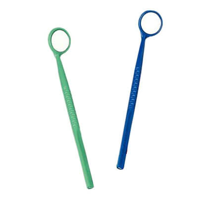Generic Brand Plastic Disposable Mouth Mirrors, Medium size 4.5, 100/Box. 50 | SurgiMac Dental Supply