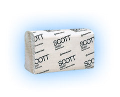 Scott ScottFold Towels 9.4" x 12.4", White, One-at-a Time Dispensing, Case | SurgiMac Dental Supply