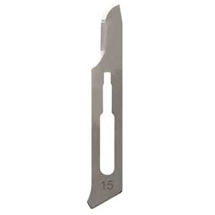 House Brand #12 Sterile Stainless Steel Surgical Scalpel Blade, Box of 10