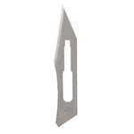 Myco Medical #25 Sterile Carbon Steel Surgical Scalpel Blade, Box of 100 blades | SurgiMac Dental Supply