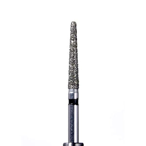 Alpen FG #850.016 Super Coarse Grit, Round End Taper Diamond Bur. Package of 5 | SurgiMac Dental Supply