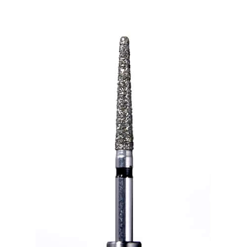 Alpen FG #850.016 Super Coarse Grit, Round End Taper Diamond Bur. Package of 5 | SurgiMac Dental Supply