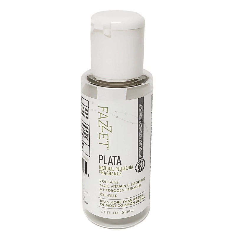FAZZET “PLATA” Hand Sanitizer Natural Plumeria Fragrance | SurgiMac Dental Supply