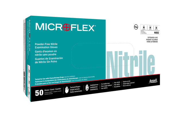 Ansell Microflex N89 Nitrile Exam Glove