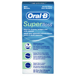 Super Floss, Trial Pack, Mint, Pre-Measured Strands, 10/bg, 100 bg/cs 13265220