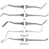 House Brand #6 double end plastic filling instrument with regular handle