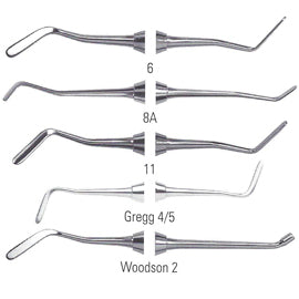 House Brand #6 double end plastic filling instrument with regular handle