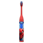Spiderman Battery Toothbrush, Disposable. Includes Duracell Battery, 4/bx 80710055