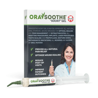 Orasoothe Sockit Oral Hydrogel Wound Dressing, 10 gm Syringe, 25/Pk 01S0610