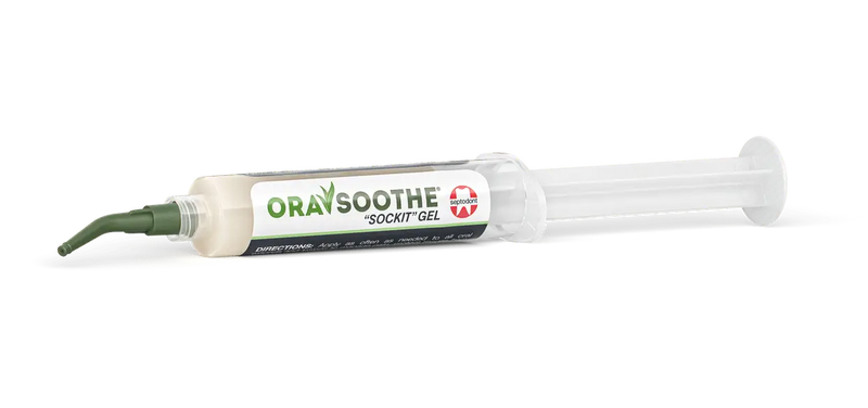Orasoothe Sockit Oral Hydrogel Wound Dressing, 10 gm Syringe, 5/Pk 01S0600