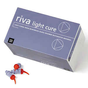 Riva Light Cure Capsules Regular Set Shade C2 Extra Light Gray 50/bx 8700012