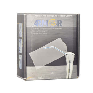 Armor Air/Water Syringe Tip and Sleeve Combo, 144/Box. | SurgiMac Dental Supply