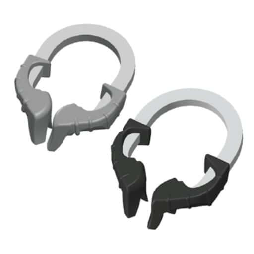 iMatrix Sectional Matrix System Ring Refill, 1 x Black Standard Ring, 1 x Gray Narrow Ring. | SurgiMac Dental Supply