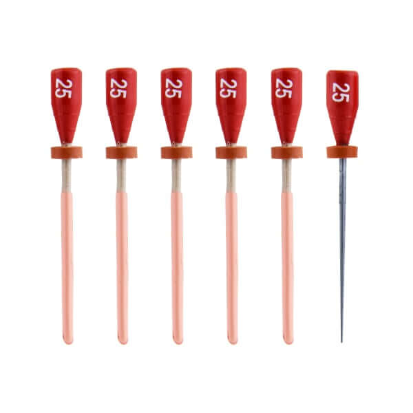 One File G Gutta Percha Carrier Obturators, 5 x Obturators + 1 Verifier | SurgiMac Dental Supply
