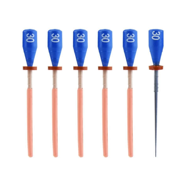 One File G Gutta Percha Carrier Obturators, 5 x Obturators + 1 Verifier | SurgiMac Dental Supply