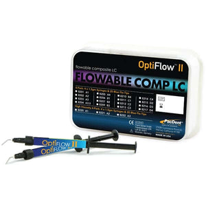 OptiFlow II Flowable Resin Based Composite, C2 Light Cure, 1.5 gm Syringe Kit | SurgiMac Dental Supply