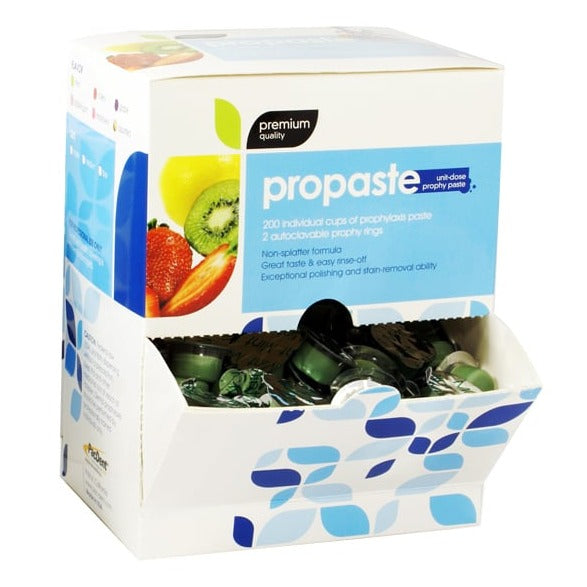 Pac-Dent | ProPaste 200 x paste cups & 2 plastic autoclavable prophy rings | 260200