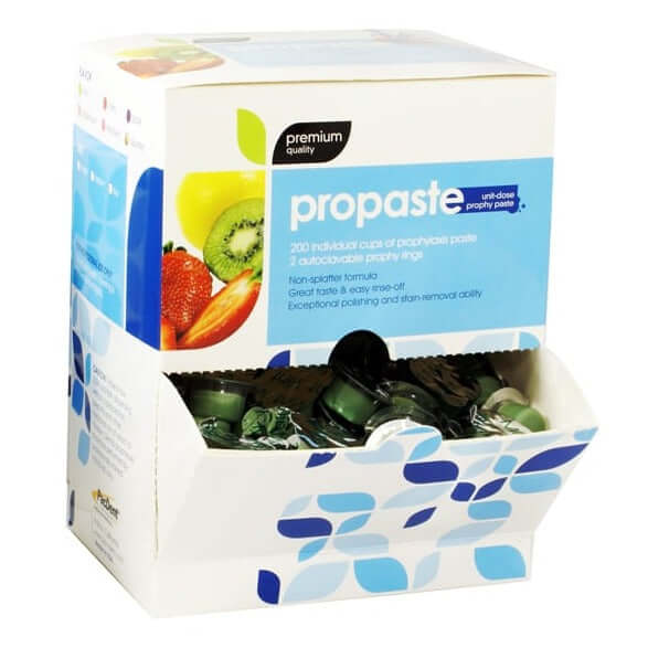 ProPaste 200 x paste cups & 2 plastic autoclavable prophy rings 260200