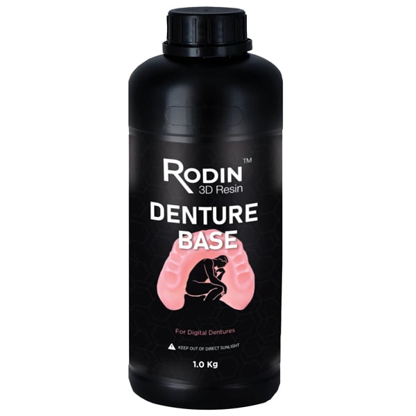 Pac-Dent | Pac-Dent Rodin Denture Base Original 3D Resin, 1kg Bottle, 1/Pk | 3DR-DB-ORF