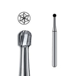 Alpen FG #8 Round Carbide Bur, clinic pack of 100 burs | SurgiMac Dental Supply