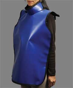 Protectall Apron (Approx. 22 1/4" x 25 1/2"), .5MM Lead, Royal Blue, 1 ea 24MROYALBLUE