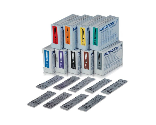 Paragon Disposable Sterile Blades, Carbon Steel