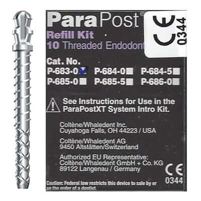 ParaPost XT Titanium Posts (.036''/0.90mm), 10 pcs | SurgiMac Dental Supply