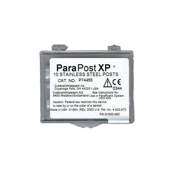 ParaPost XP P744-5.5 purple .055" (1.40mm) stainless steel post, 10 post refill | SurgiMac Dental Supply