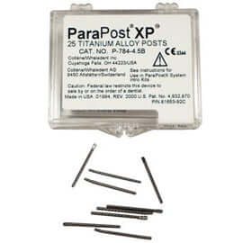 ParaPost XP P784-4.5B blue .045" (1.14mm) titanium post, 25 post refill | SurgiMac Dental Supply