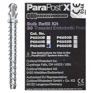 ParaPost XT Size 4.5, P684-5 Blue .045" (1.14mm) Titanium Alloy Post Threaded | SurgiMac Dental Supply