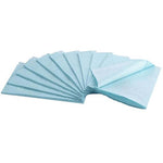 House Brand Patient Bibs Blue 13" X 18" 2-Ply Paper/1-Ply Poly 500/Cs. Plain | SurgiMac Dental Supply