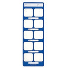 Flow Dental Perfect Pocket Film Mounts Vinyl/Blue 10 Window Bite Wing, Size 2, box of 100