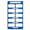 Flow Dental Perfect Pocket Film Mounts Vinyl/Blue 10 Window Bite Wing, Size 3, Box of 100