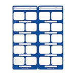 Flow Dental Perfect Pocket Film Mounts Vinyl/Blue 20 Window Horizontal, Size 2, Box of 100