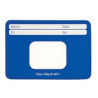 Flow Dental Perfect Pocket Film Mounts Vinyl/Blue 1 Window Horizontal, Size 2, box of 100