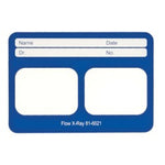 Flow Dental Perfect Pocket Film Mounts Vinyl/Blue 2 Window Horizontal, Size 2, box of 100