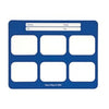 Flow Dental Perfect Pocket Film Mounts Vinyl/Blue 2-Rows, 6 Window Horizontal, Size 2, Box