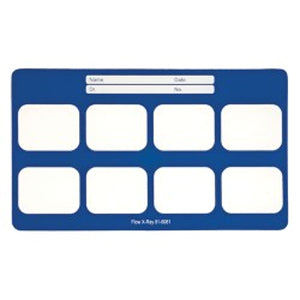 Perfect Pocket Film Mounts Vinyl/Blue 2-Rows, 8 Window Horizontal, Size 2, Box