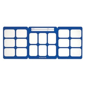 Flow Dental Perfect Pocket Film Mounts Vinyl/Blue 12 Window Horizontal, 6 Window Vertical