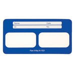 Flow Dental Perfect Pocket Film Mounts Vinyl/Blue 2 Window Horizontal, Size 3, box of 100