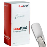 PuraPLUG Resorbable Collagen Plug 10X20MM 10/BX, PGPLG1 | SurgiMac Dental Supply