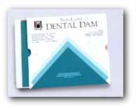 Hygenic 5" x 5" Medium Light Rubber Dental Dam, Package of 364 | SurgiMac Dental Supply