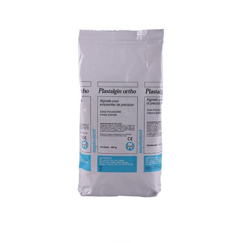 Septodont | Septodont Plastalgin Quick Set Dust-Free Alginate, Apricot Flavored, 16 oz. Bag | 01-C1000