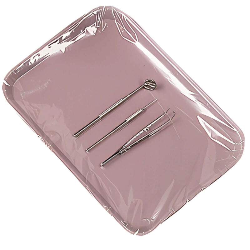 Safe-Dent Tray Sleeves, Clear Plastic, Disposable | SurgiMac Dental Supply
