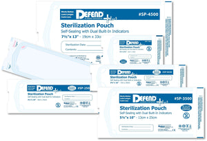 Self-Seal Sterilization Pouch, 3.5" x 10", 1000/Bx SP-2150