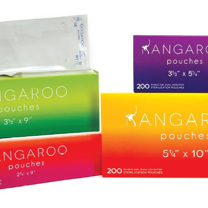 Kangaroo Self-Sealing Sterilization Pouches 10/CS