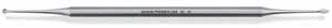 Premier #6C Cleoid/Discoid Carver DE with Regular Handle